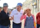 Filomeno Sarmiento recorre calles de Cuautlancingo para dar a conocer propuestas