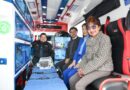 Rectora de la BUAP entrega ambulancias y autobuses