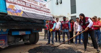 “Brigada de la Transformación” suma más de 40 vialidades rehabilitadas y 500 baches atendidos