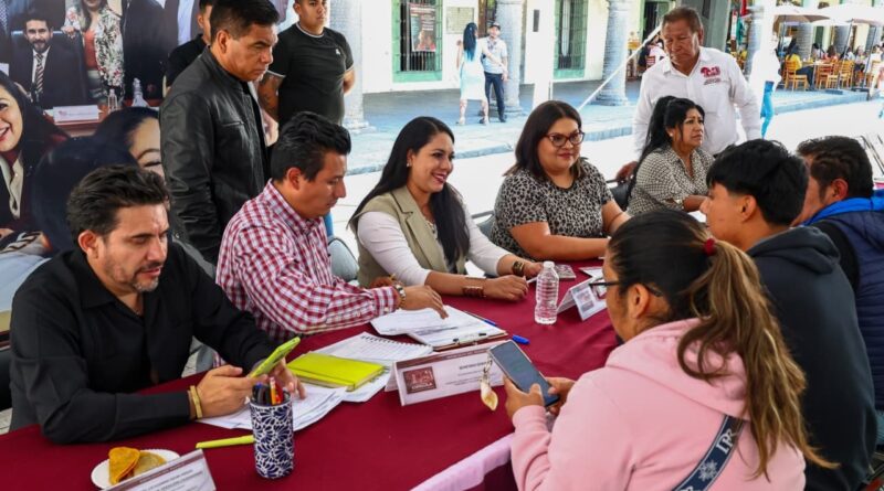 Tonantzin Fernández encabezó nueva jornada de atención ciudadana en la Plaza de La Concordia