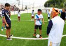 Topos FC Puebla comparten experiencia en el fútbol para personas con discapacidad visual