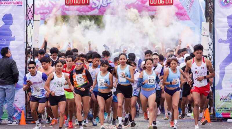 Participan más de 2 mil corredores en la carrera «Corre por las Juventudes»