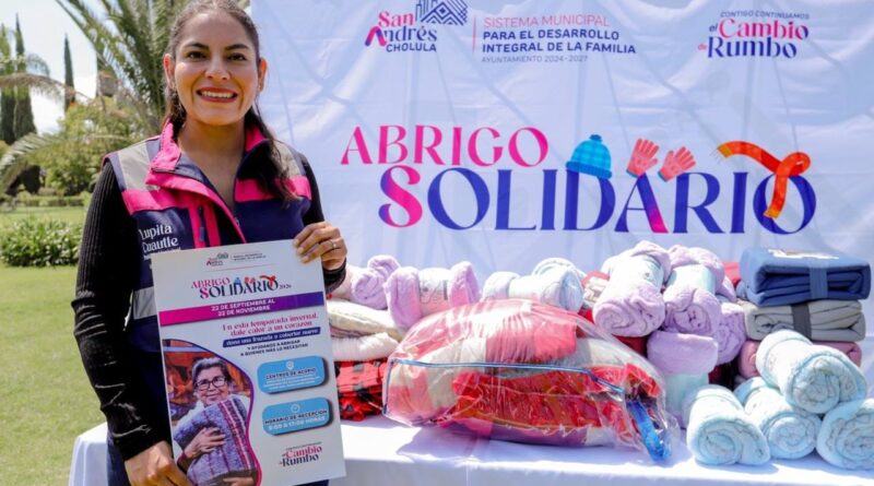 Convoca Lupita Cuautle a la solidaridad para brindar abrigo a personas en situación de vulnerabilidad