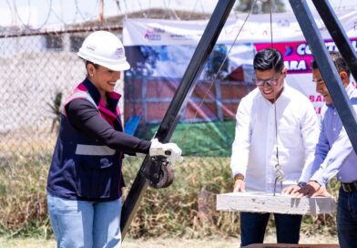 Destina Lupita Cuautle obra para mejorar la seguridad de preescolar en inspectoría Concepción La Cruz