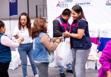Acerca Lupita Cuautle apoyos alimentarios a más de 3 mil familias