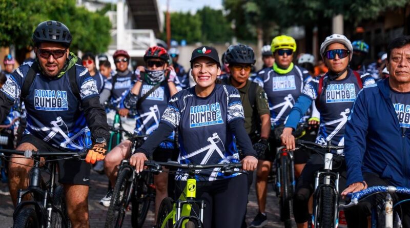 Promueve Lupita Cuautle el uso responsable de la bicicleta y la convivencia familiar