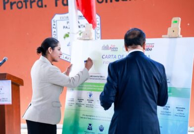 Reafirma Lupita Cuautle compromiso ambiental con firma de la Carta de la Tierra
