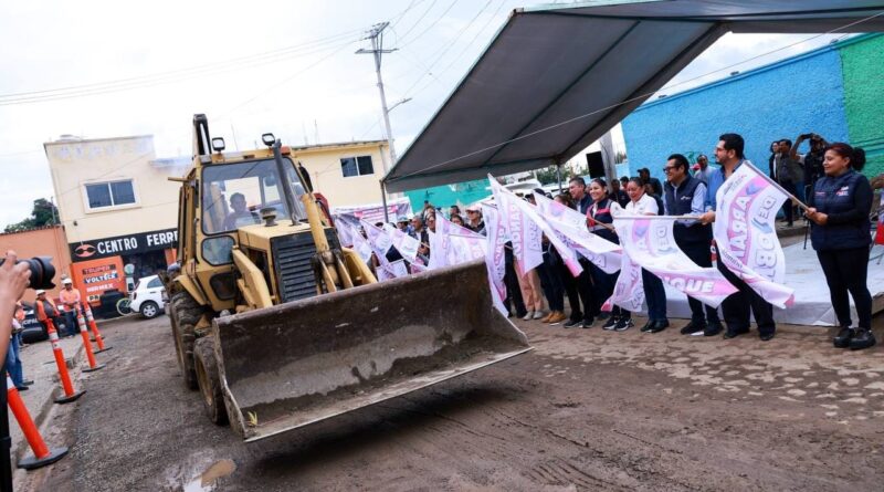 Continúa Lupita Cuautle con el inicio de obras prioritarias y solicitadas por la ciudadanía