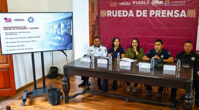 Tonantzin Fernández consolida acciones de seguridad y proximidad social en San Pedro Cholula